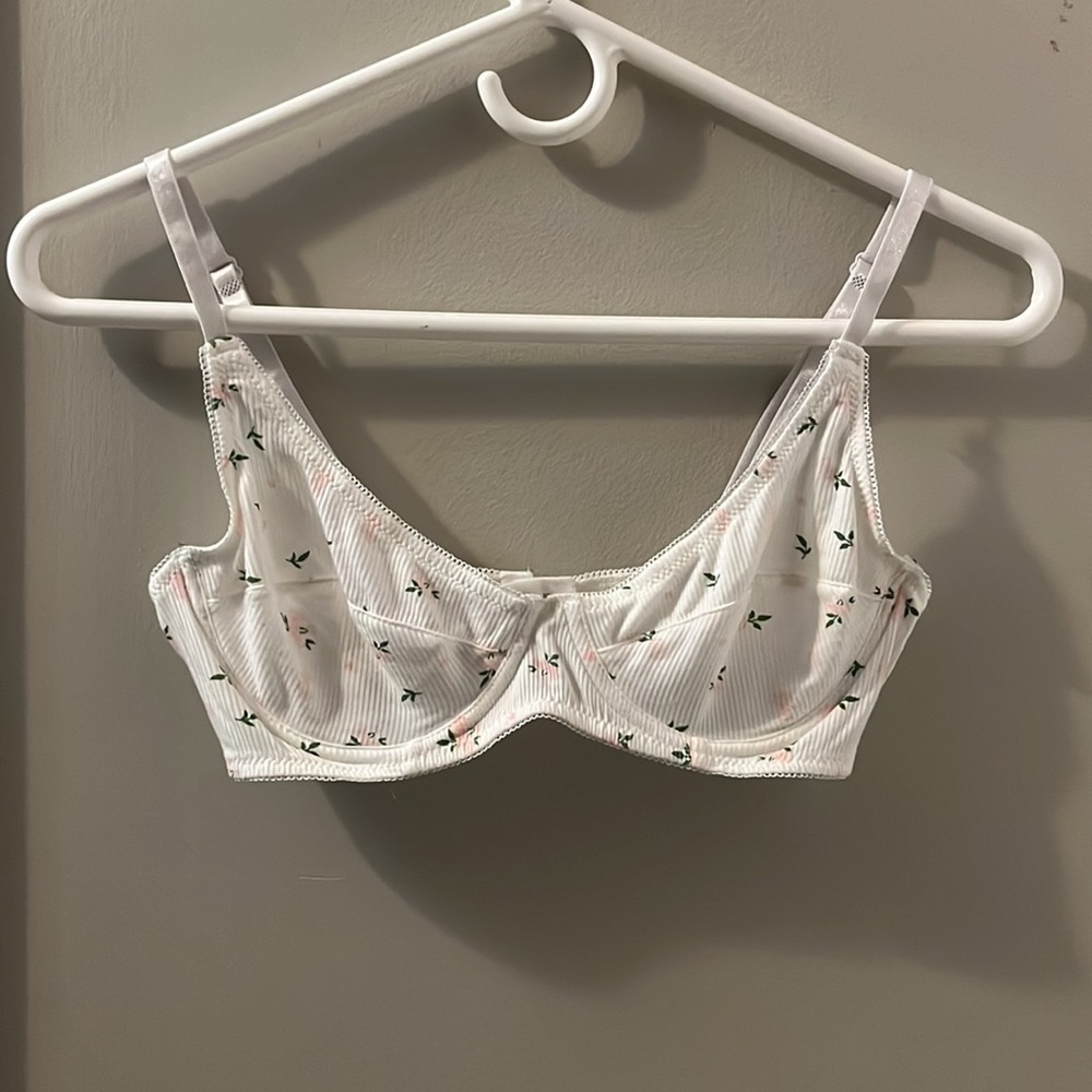 Knotty knickers Jersey Ribbed Floral thong Set